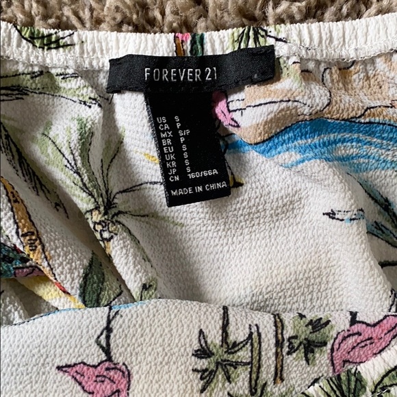 Printed sleeveless romper - Picture 2 of 4